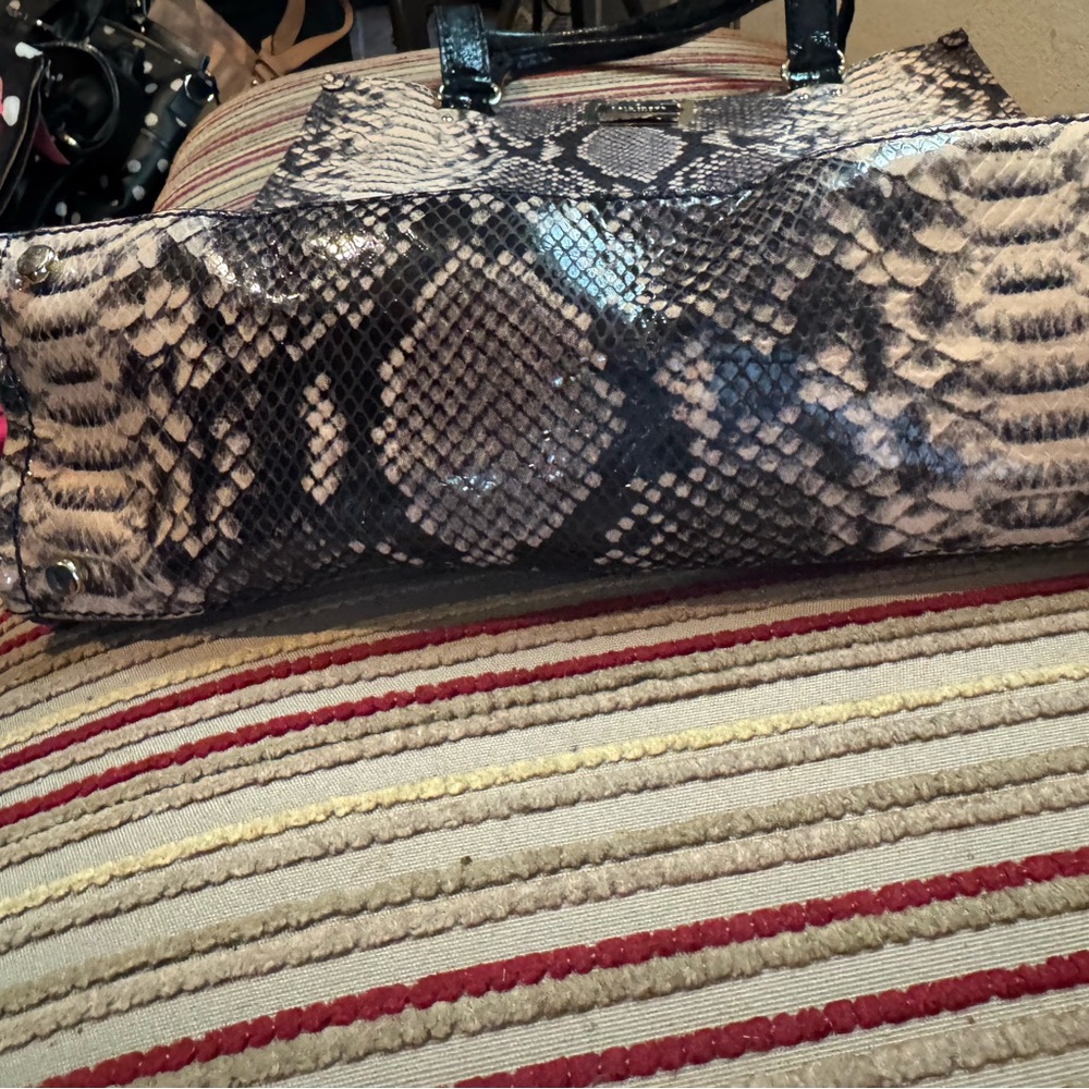 Kate Spade Millenium Park Pacey Python Tote Handb… - image 5